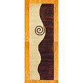 Indo Hand-tufted Ivory/ Brown Wool Rug (2'6 x 8')