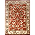 Hand-tufted Mahene Red Wool Rug (5' X 8')