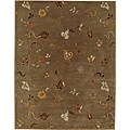 Hand-tufted Blsace Brown Wool Rugl (9' 6 x 13' 6)