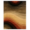 abstract Landscape painting free guide for you! Hand-tufted Desertland Multicolor Wool Rug (9'6 x 13'6)