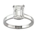 14k White Gold 2ct TDW Certified Clarity-enhanced Diamond Solitaire Engagement Ring (H, SI1)