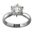 14k White Gold 2ct TDW Certified Clarity-enhanced Diamond Ring (I, SI3)