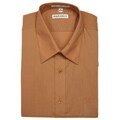 Armando Men's Rust Convertible Cuff Dress Shirt