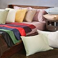 Egyptian Cotton Queen-size 300 Thread Count Striped Olympic Sheet Set