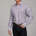 Thomas Dean Men's Gingham Woven Shirt