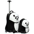 Trendykid Travel Buddies Panda 2-pc Hardside Kid's Carry On Luggage Set
