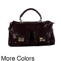 Steve Madden Candy Land Matte Croco Satchel