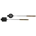 Double Pie Iron and Hamburger Grill Set