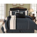 Aberdeen Grey 7-piece King-size Comforter Set