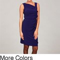 Scarlett Women's Matte Jersey Ruffle Cascade Dress