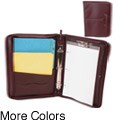 Bond Street Leather Zip Legal Padfolio Binder