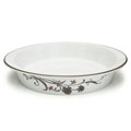 Mikasa Cocoa Blossom Pie Dish