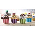 American Atelier Confections Cupcake Dishes w/ Covers (Set of 4)