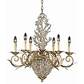 Garland Gold and Silver Leaf 8-light Chandelier