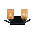 Yacht Club 2-light Bath with Dark Bronze Finish