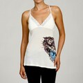 Ed Hardy Intimates Women's White Tiger Graphic Camisole