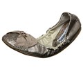 Steve Madden Women's 'P-Seana' Gold Bowed Flats