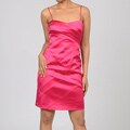 Decode 1.8 Women's Fuchsia Pleated Bodice Dress