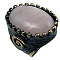 Bronze Rose Quartz Cocktail Ring