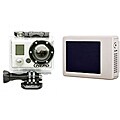 waterproof camera housings Gopro Hd Motorsports Hero Camcorder With Bacpac Detachable Lcd Screen