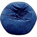 Kid's Blue Suede Beanbag