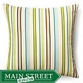 Jiti Pillows 20x20-inch Aqua Thin Stripes Outdoor Pillow