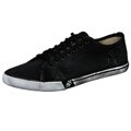 Lounge by Mark Nason Men's 'Meyers' Black Canvas Sneakers