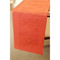 Red Palm Leaf Italian Table Runner