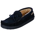 BearPaw Men's 'Moc II' Navy Leather Slippers