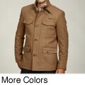 Kenneth Cole Men's Melton Wool Blend Military Coat FINAL SALE