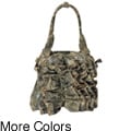 Journee Collection Women's Ruffled Python Print Shopper Bag