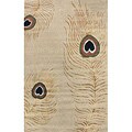 Handmade Alexa Handspun Peacock Wool Rugs (5' x 8') (Set of 2)