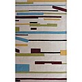 Handmade Luna Deco Geometric Multi Rugs (5' x 8') (Set of 2)