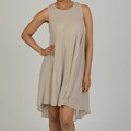 Vivienne Vivienne Tam Women's Sleeveless Scoop Neck Dress