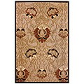 Hand-carved Alexa Alfresco Indoor/ Outdoor Sand Rugs (5'2 x 7'6) (Set of 2)