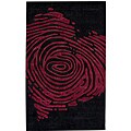 Handmade Alexa Pino Heart Rug (7'6 x 9'6) (Set of 2)