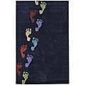 Handmade Alexa Pino Footsteps Rugs (3'6 x 5'6) (Set of 2)