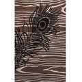 Handmade Alexa Moda Peacock New Zealand Wool Rugs (7'6 x 9'6) (Set of 2)