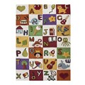 Handmade Alexa Kids Alphabet New Zealand Wool Multi Rugs (5' x 7') (Set of 2)