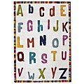 Handmade Alexa Kids Alphabets New Zealand Wool Rugs (5' x 7') (Set of 2)