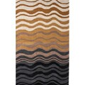 Handmade Alexa Moda Waves New Zealand Wool Rugs (7'6 x 9'6) (Set of 2)