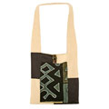 Cotton and Mudcloth Green Sling Bag (Mali)