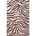 Handmade Alexa Hand-spun Wool Zebra Rugs (5' x 8') (Set of 2)