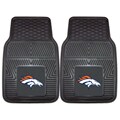 Fanmats Denver Broncos 2-piece Vinyl Car Mats