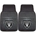 Fanmats Oakland Raiders 2-piece Vinyl Car Mats