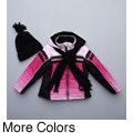 Rothschild Big Girl's Pink/ Black Puffy Coat FINAL SALE