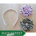 Lil Sweety's Bowtique White Headband and Two Camo Flower Clips Set