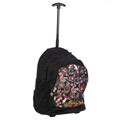 Ed Hardy Brad Collage 17-inch Rolling Backpack