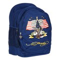 Ed Hardy Bruce Blue American Eagle 17-inch Backpack