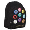 Ed Hardy Josh Metal Pins 17-inch Backpack